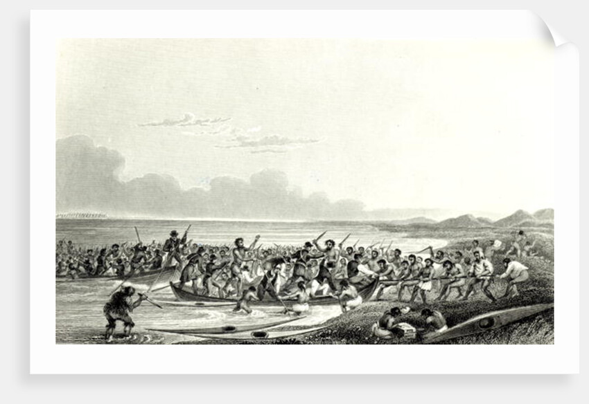 The Eskimoes Pillaging the Boats by George Back
