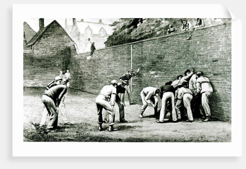 Football at the Wall at Eton by English School