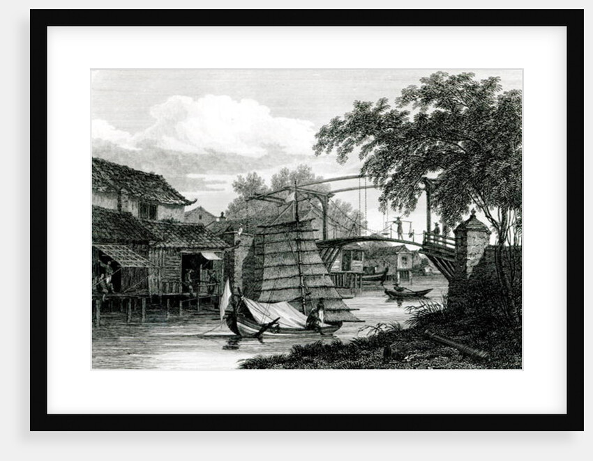Drawbridge at Malacca by Edward Hawke Locker