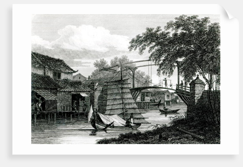 Drawbridge at Malacca by Edward Hawke Locker