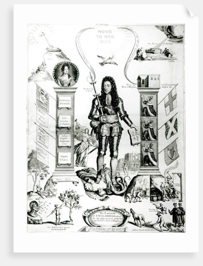 The Emblem of England, October 1690 by English School