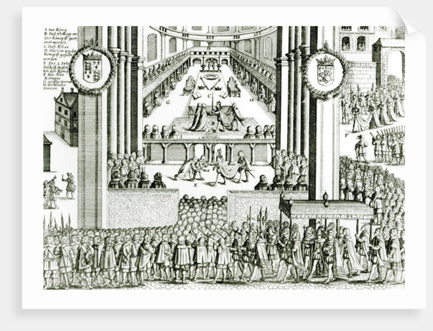 The Coronation of Charles I by German School