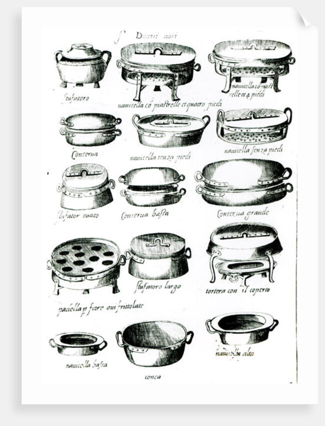 Various Cooking Vessels, 1570 by Italian School