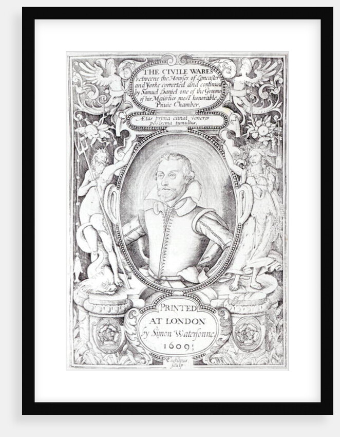 Portrait of Samuel Daniel by Thomas Cockson