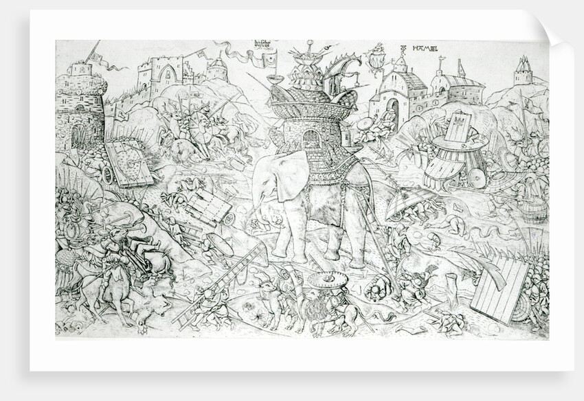 Elephants at War by Alart du Hameel