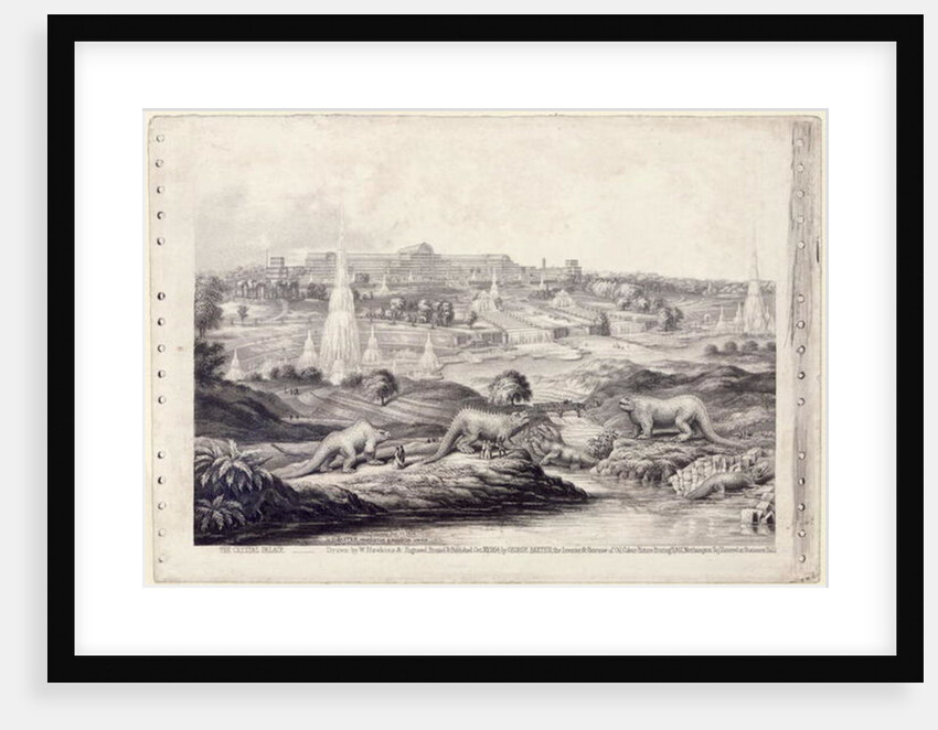 The Crystal Palace by Benjamin Waterhouse Hawkins