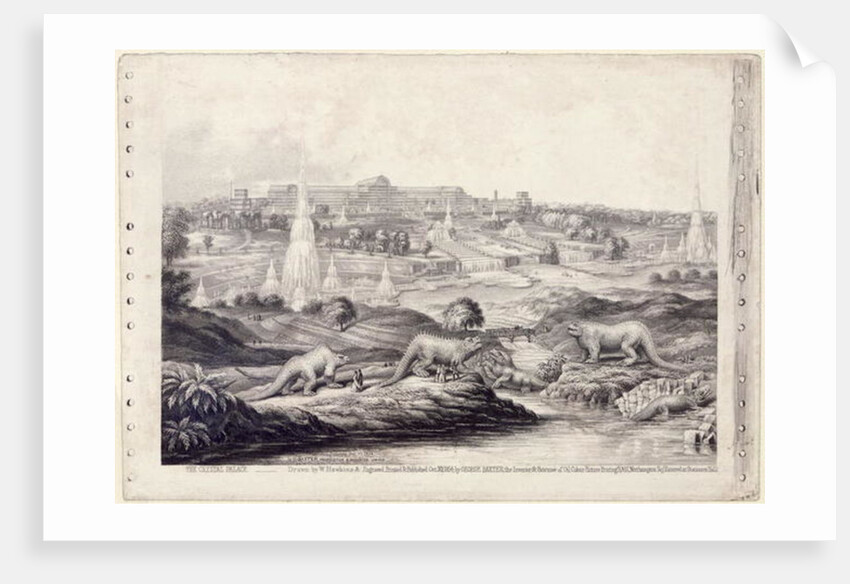 The Crystal Palace by Benjamin Waterhouse Hawkins