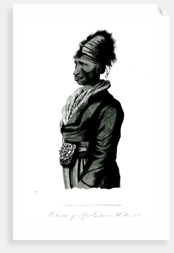 Portrait of Speelman, a Hottentot, 1814 by William John Burchell