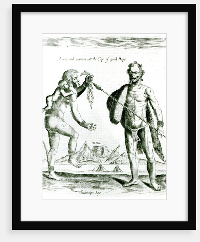 A man and woman of the Cape of Good Hope by School English