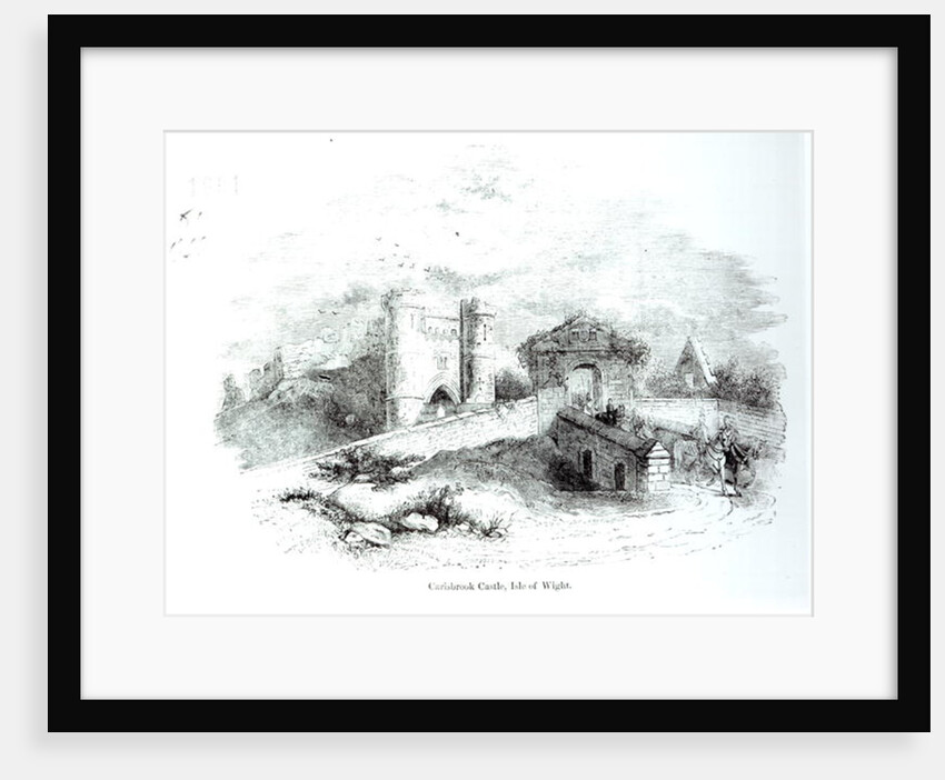 Carisbrook Castle, Isle of Wight by English School