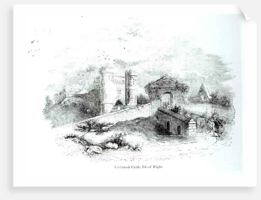 Carisbrook Castle, Isle of Wight by English School