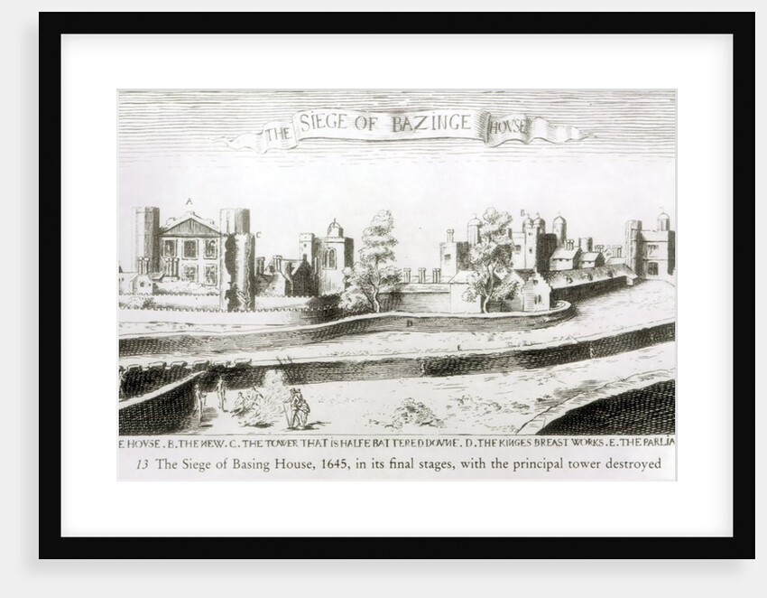 The Siege of Basing House, 1645 by Wenceslaus Hollar