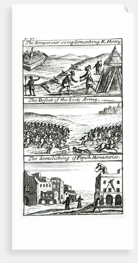 The Emperor complimenting King Henry by English School