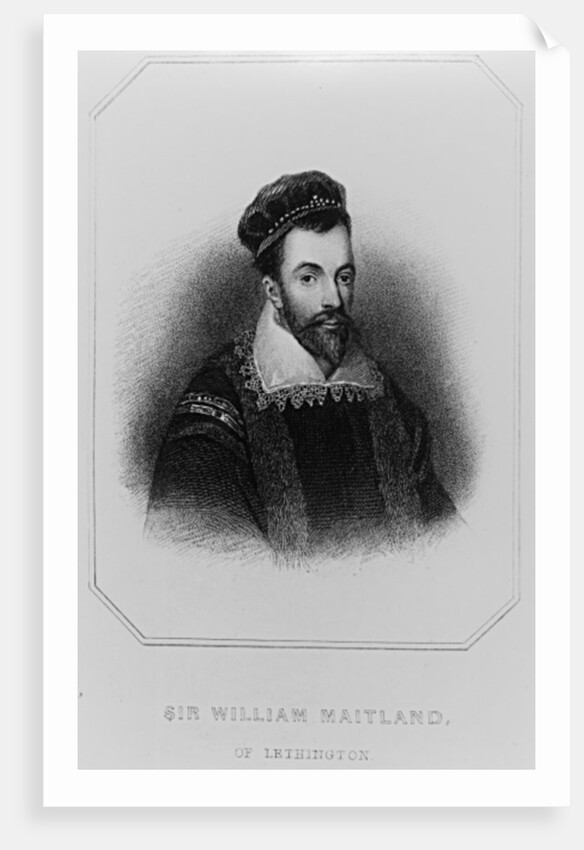 William Maitland of Lethington from 'Lodge's British Portraits' by English School