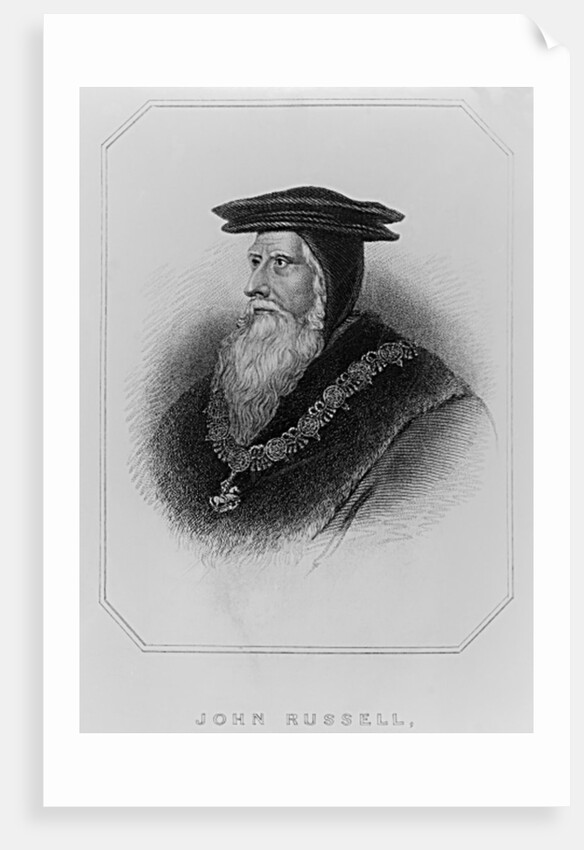 Portrait of John Russell 1st Earl of Bedford by English School