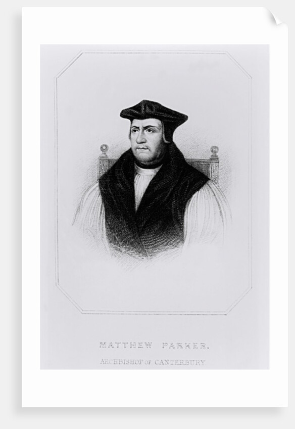 Portrait of Matthew Parker from 'Lodge's British Portraits', 1823 by English School