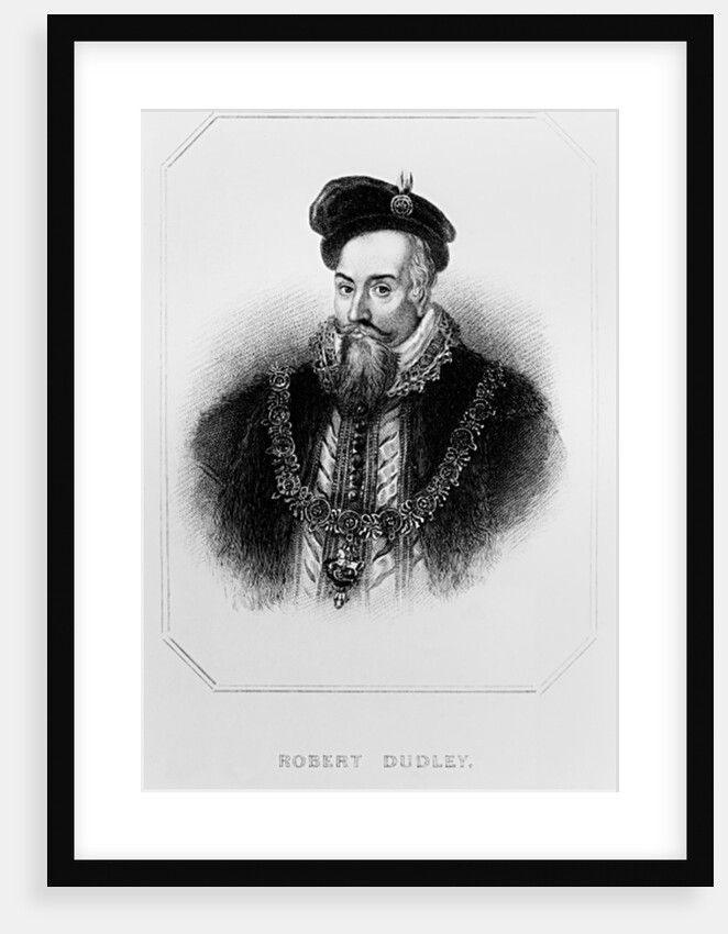 Portrait of Robert Dudley 1st Earl of Leicester by English School