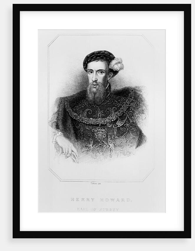 Portrait of Henry Howard Earl of Surrey by English School