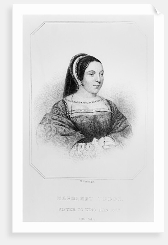 Portrait of Margaret Tudor Queen of Scotland by English School