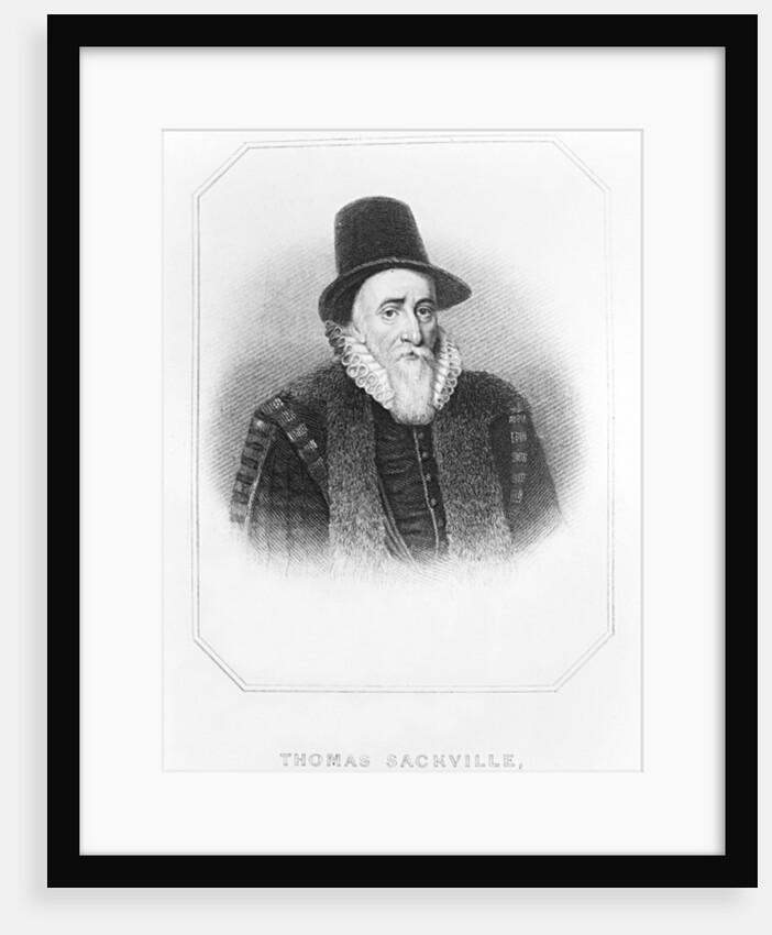 Portrait of Thomas Sackville 1st Earl of Dorset by John de Critz
