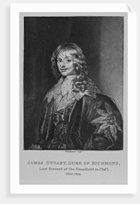 Portrait of James, 1st Duke of Richmond by English School