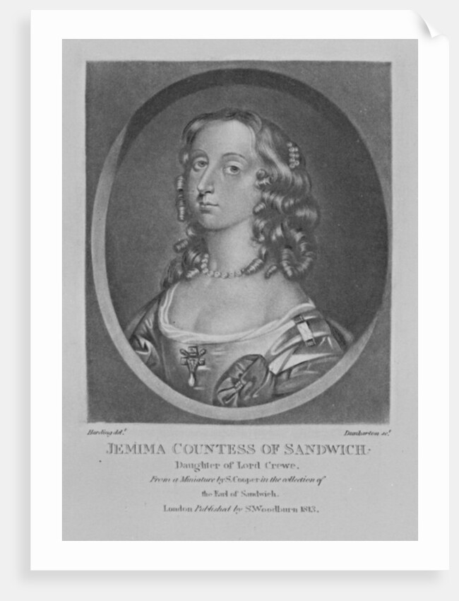 Portrait of Jemima Countess of Sandwich by English School