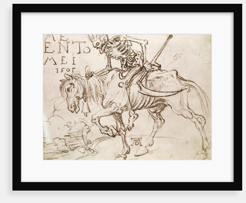 Death Riding, 1505 by Albrecht Dürer or Duerer