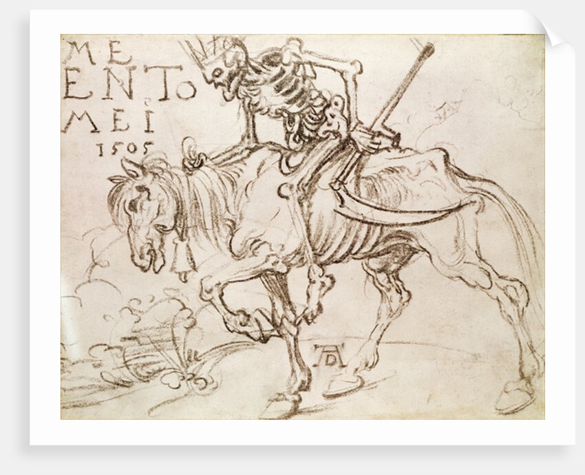 Death Riding, 1505 by Albrecht Dürer or Duerer