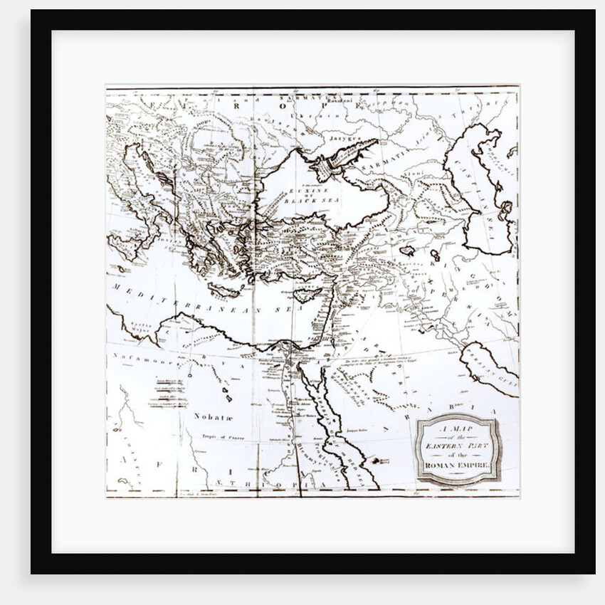 Map of the Eastern Part of the Roman Empire by English School
