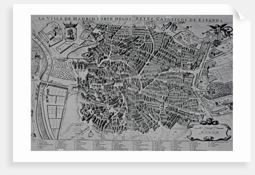 Map of Madrid by School Spanish