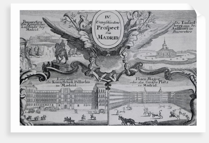 View of the city of Madrid by School Spanish