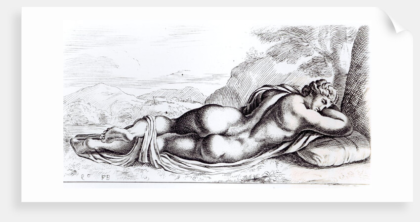 Hermaphrodite in the Borghese Gardens, c.1653 by Francois Perrier