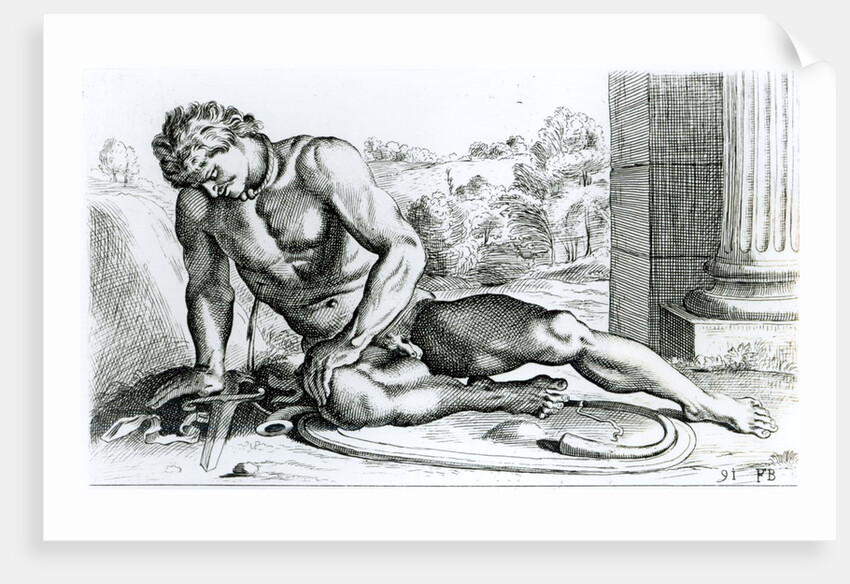 Mirmillo, c.1653 by Francois (1590-1650) (after) Perrier