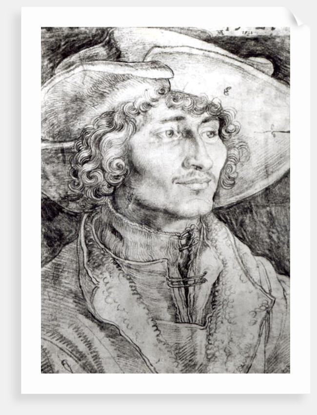 Portrait of an unknown man, 1521 by Albrecht Dürer or Duerer