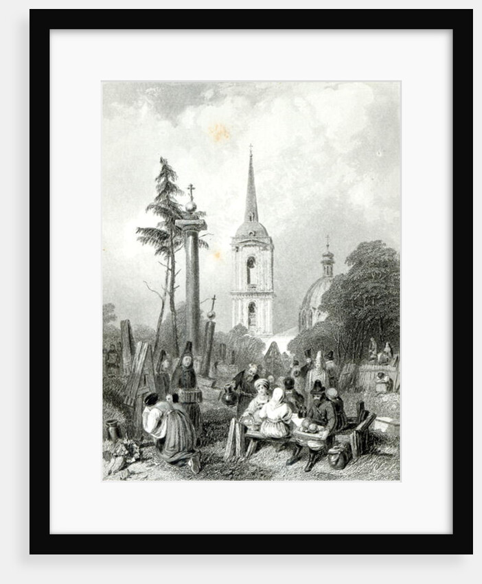 Cemetery of the Smolensko Church by Alfred Vickers