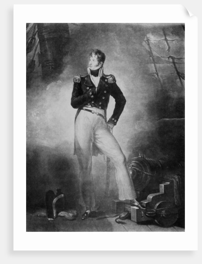 Admiral Thomas Cochrane, 10th Earl of Dundonald by Peter Eduard Stroehling