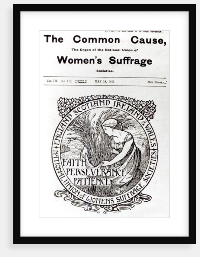 Faith, Perseverance, Patience, 1911 by English School