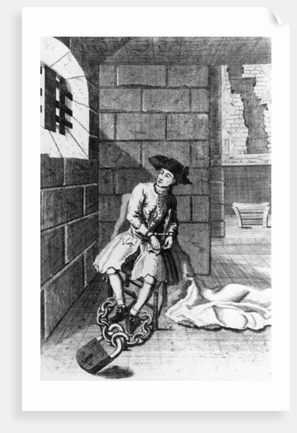 Jack Shepperd in Newgate Prison, 1724 by English School