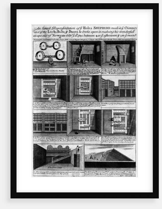 Shepherd's escape form Newgate Prison by School English
