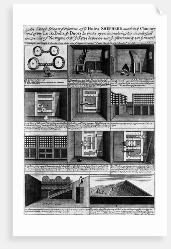 Shepherd's escape form Newgate Prison by School English