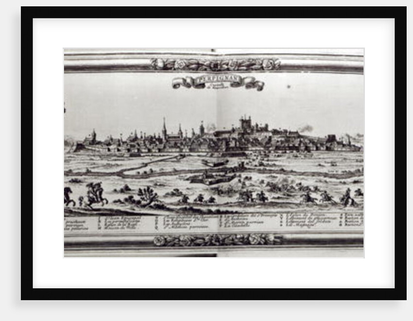 View of Perpignan, southern France, c.1645 by French School