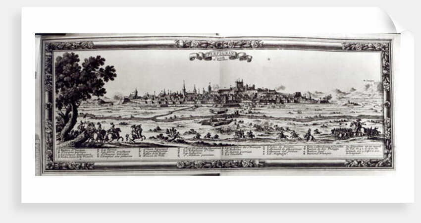 View of Perpignan, southern France, c.1645 by French School