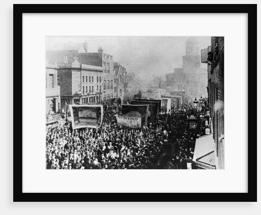 London Dock Strike, 1889 by English Photographer
