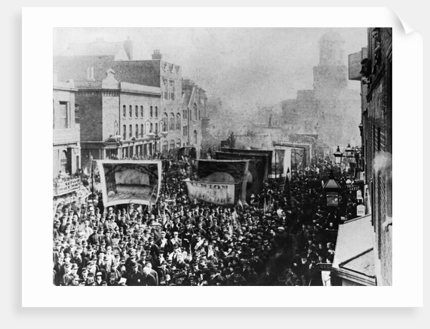 London Dock Strike, 1889 by English Photographer