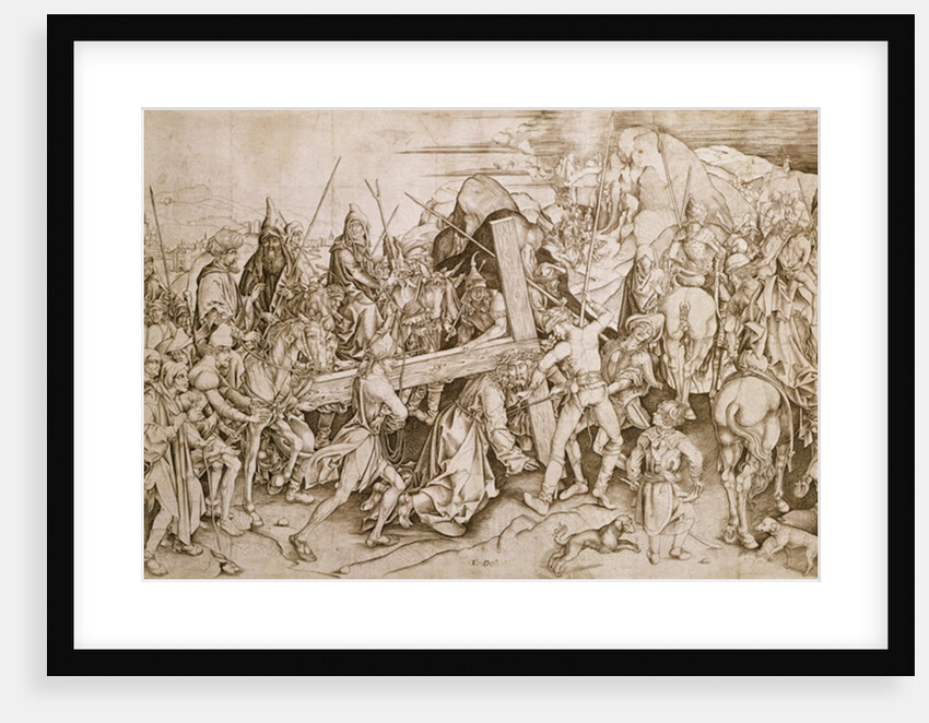 Christ carrying his cross by Israhel van the Elder Meckenem
