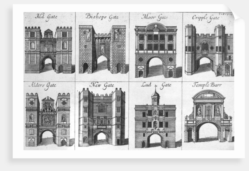The Eight Gates of the City of London by School English