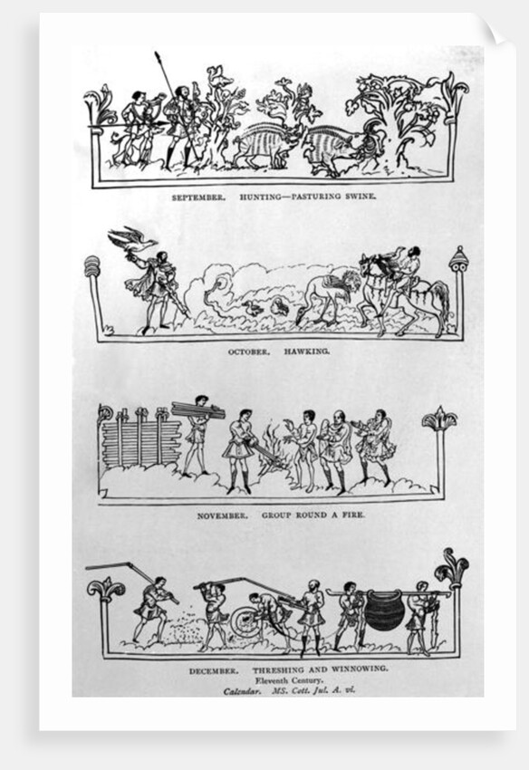 September, October, November and December by School English