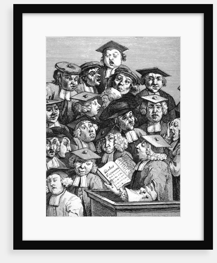 Scholars at a Lecture, 20th January 1736-37 by William Hogarth