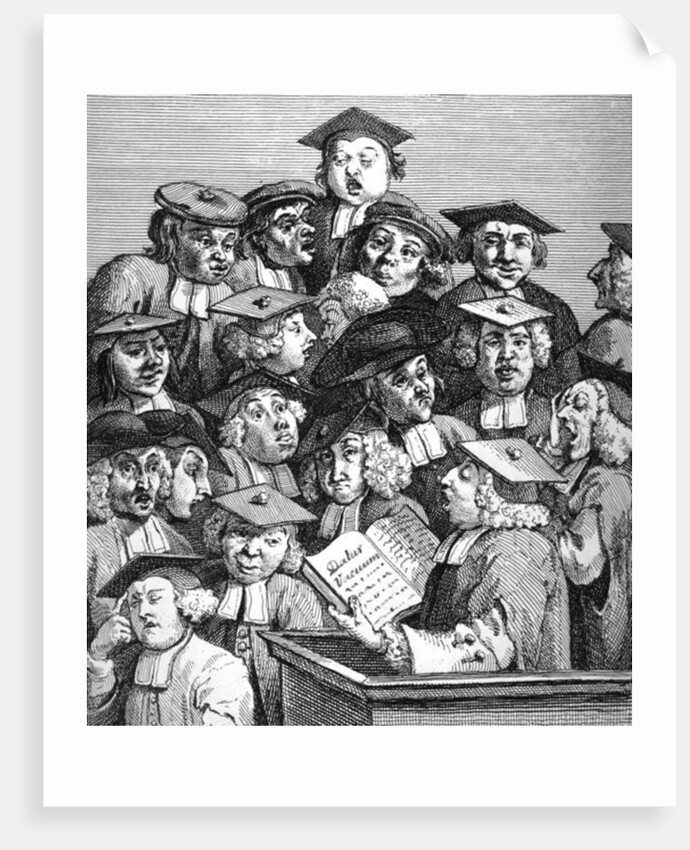 Scholars at a Lecture, 20th January 1736-37 by William Hogarth