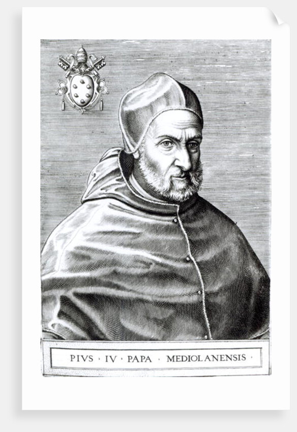 Portrait of Pope Pius IV, 1559 by Italian School